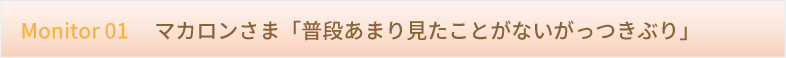 普段あまり見たことがないがっつきぶり